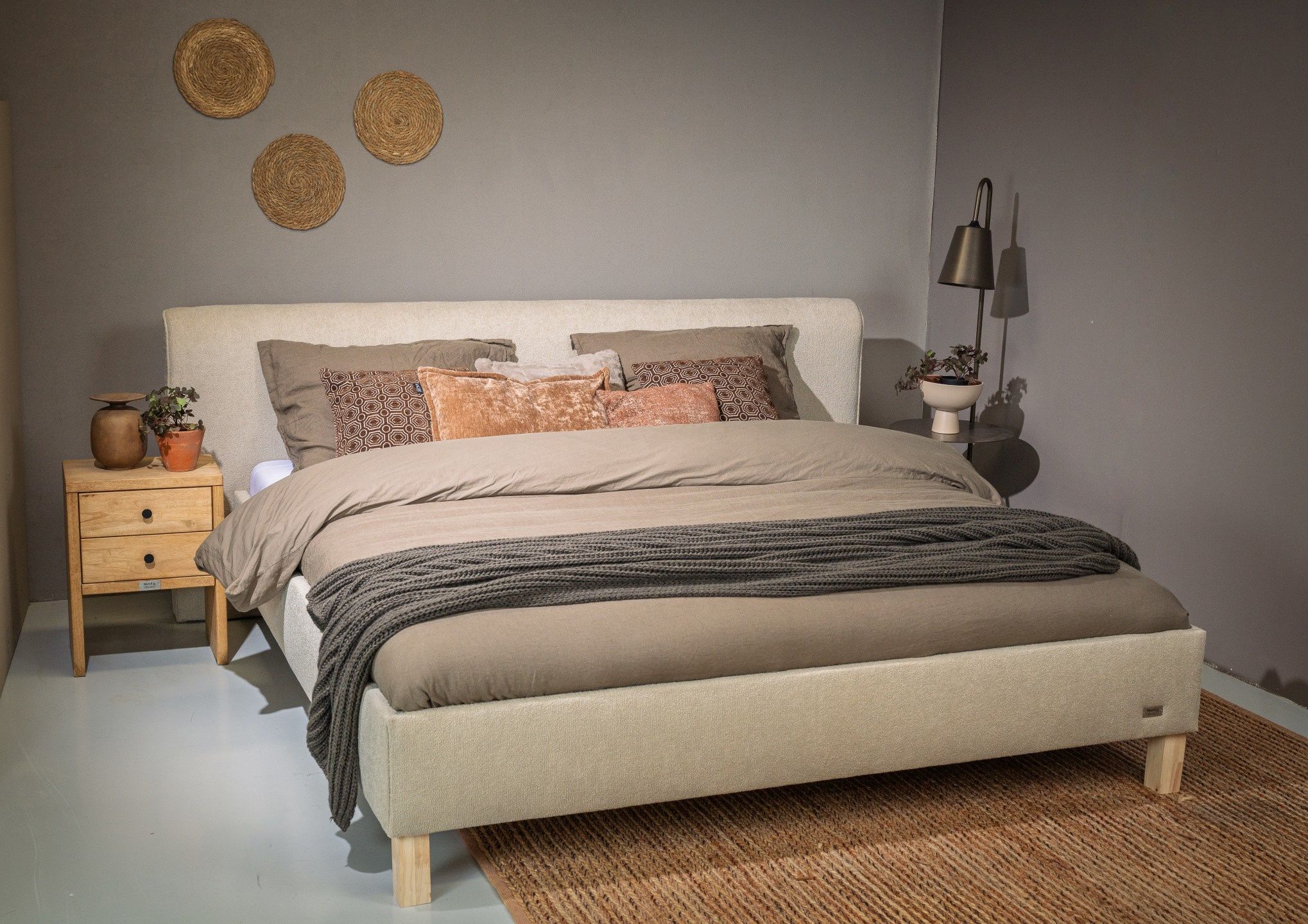 Ledikant gestoffeerd